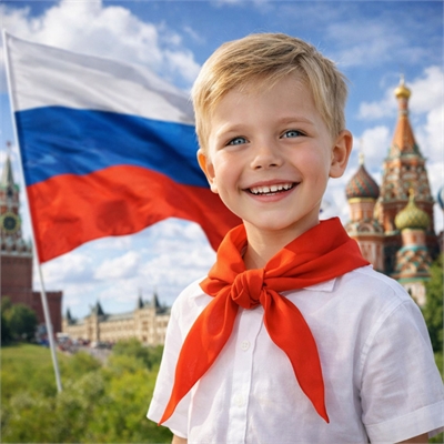 Галстук пионерский (шёлк) 01260002 - фото 1358281