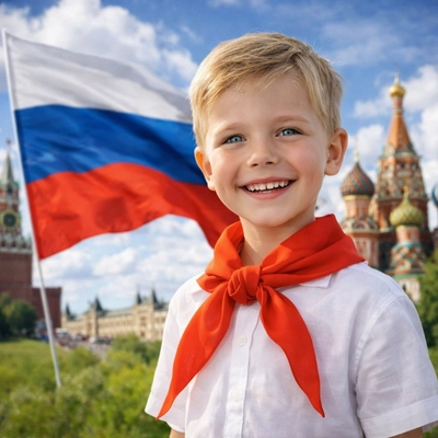 Галстук пионерский (шёлк) 01260002