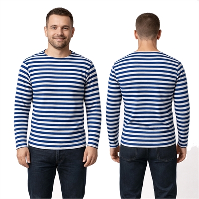 Тельняшка ВДВ (голубая) кулирка 146000 - фото 1358352