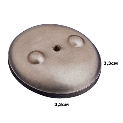 Закрутка (гайка, мутор) 3,3см Широкая на орден (серебро) 37374 - фото 1358723