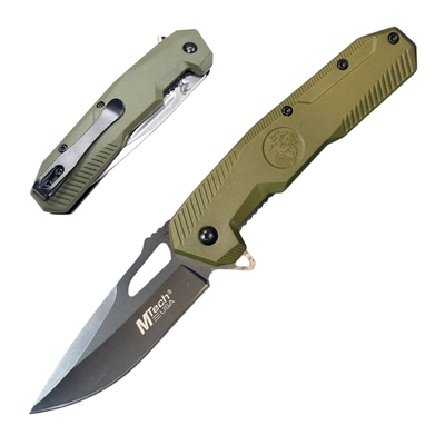 Нож складной Classic MTech A2022 ст.440С (олива) 155283