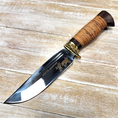 Нож Анчар-2 ст.95х18 (береста) (Зюрин) ЗЮР19 - фото 1359014