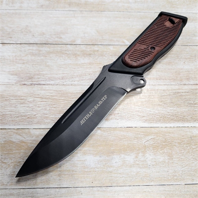 Нож нескладной Легенда Вальтер ст.65х13 (Pirat) VD87 - фото 1359656