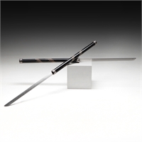 Катана сувенирная 2 в 1 Чёрный дракон ст.420 662258