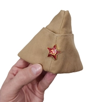 Пилотка СССР тропическая (песочная) оригинал СССР 8321