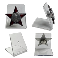 Подставка под награду орден/звезду (на закрутке) (пластик) 114665