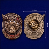 Орден Нагрудный знак Труженику тыла к 75-летию Великой Победы 81496