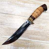 Нож Фельдмаршал ст.95х18 (орех/береста) (Зюрин) ЗЮР24