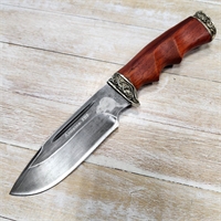 Нож Бобр ст.ХВ5 Алмазная (орех) (Зюрин) ЗЮР28