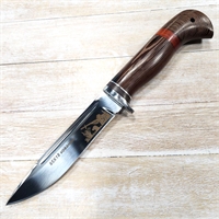 Нож Охотник ст.95х18 (венге) (Зюрин) ЗЮР40