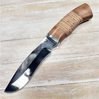 Нож Тапир ст.95х18 (орех/береста) (Русский Нож) РН36