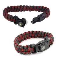 Браслет для выживания Турист 3 в 1 с компасом PF-PD-04S