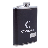 Фляжка 0,240мл. Следопыт (кожзам) PF-BD-F18