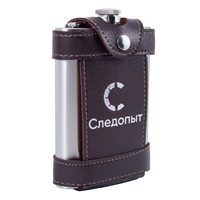 Фляжка 0,260мл. Следопыт Flage (кожзам) PF-BD-F15