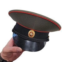 Фуражка Внутренние Войска офицерская (олива красный кант) (ВВ) 892369