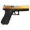 Пистолет страйкбольный WE Glock-19 Gen.3 Gold (Green Gas) кал.6мм WE-G003A-TG