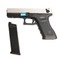 Пистолет страйкбольный WE Glock-18 Gen.3 Silver (Green Gas) кал.6мм WE-G002A-SV