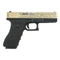 Пистолет страйкбольный WE Glock-18 Gen.3 Bronz (Green Gas) гравировка кал.6мм WE-G002BOX-FP