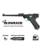 Пистолет страйкбольный WE Luger P08 8” Black (Green Gas) кал.6мм WE-P003 / GP403