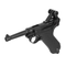 Пистолет пневматический Stalker STL (Luger P08) + накладка силикон кал.4,5мм ST-41021L