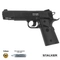 Пистолет пневматический Stalker S1911M (Colt 1911) к.4,5мм ST-12051M
